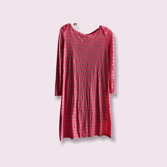 C & C CALIFORNIA (NWOT) FULLY LINED DRESS. SIZE M. PINK & GRAY STRIPED - Picture 6 of 9